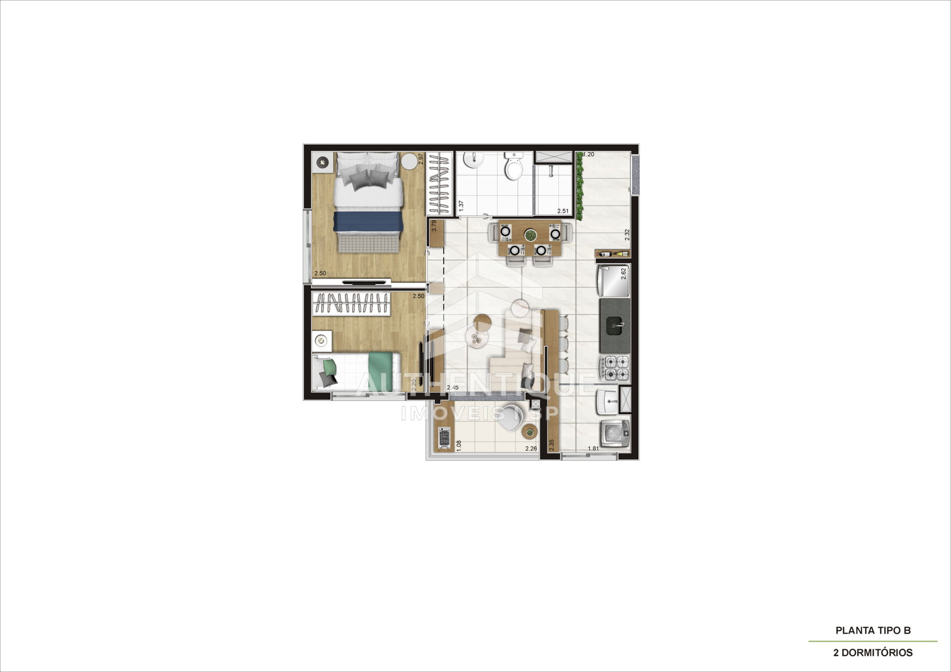 Apartamento, 2 quartos, 47 m² - Foto 28