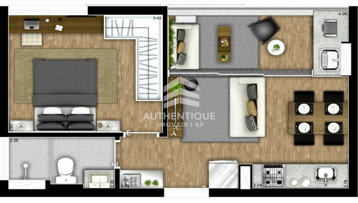 Apartamento, 1 quarto, 38 m² - Foto 24