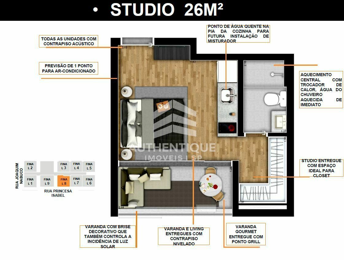 Apartamento, 1 quarto, 38 m² - Foto 15