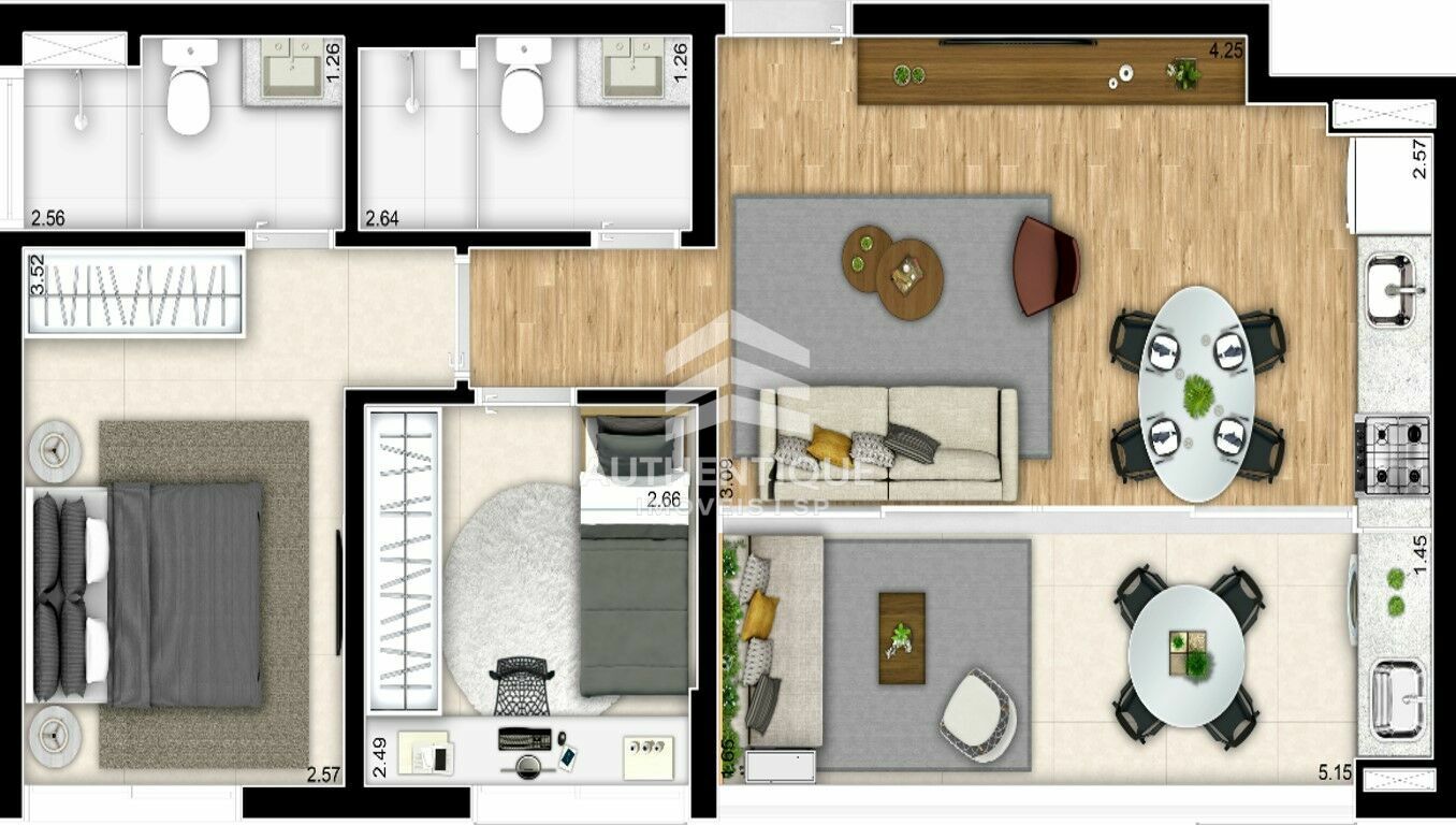 Apartamento, 1 quarto, 38 m² - Foto 22