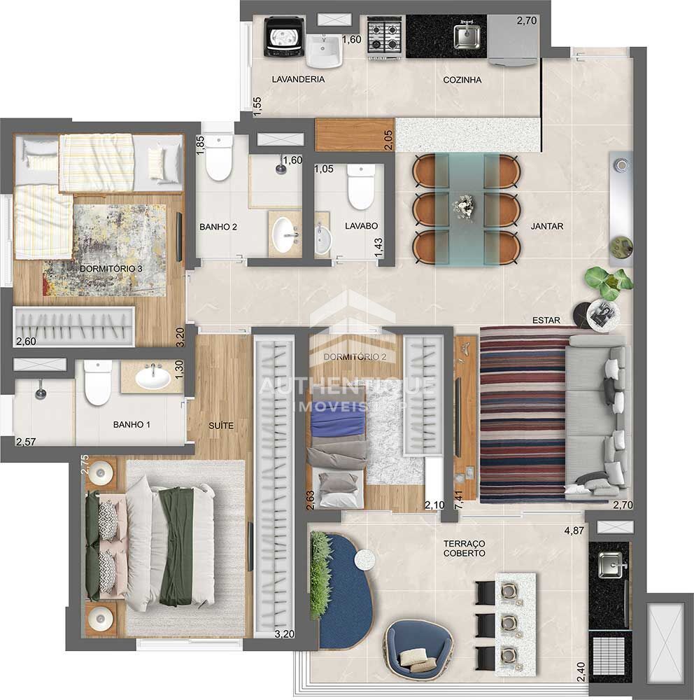 Apartamento, 4 quartos, 106 m² - Foto 42