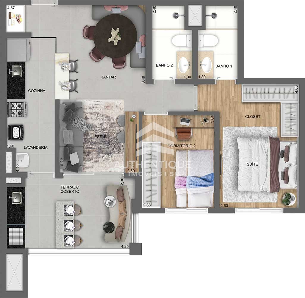 Apartamento, 4 quartos, 106 m² - Foto 38