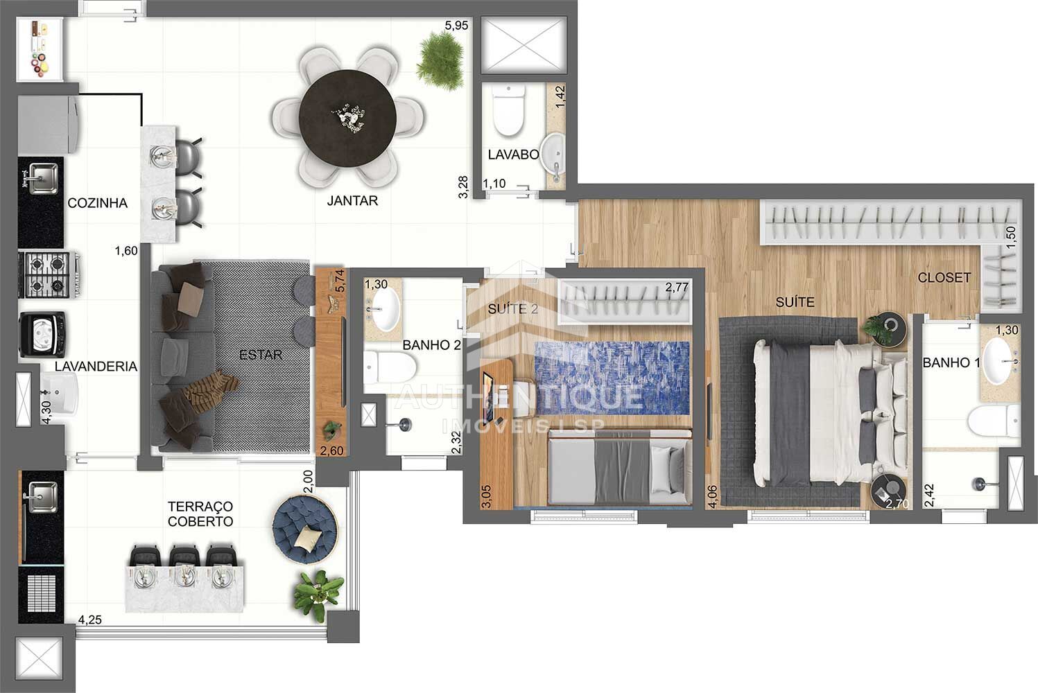 Apartamento, 4 quartos, 106 m² - Foto 41