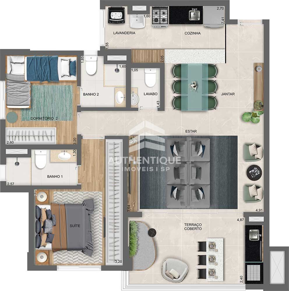 Apartamento, 4 quartos, 106 m² - Foto 44