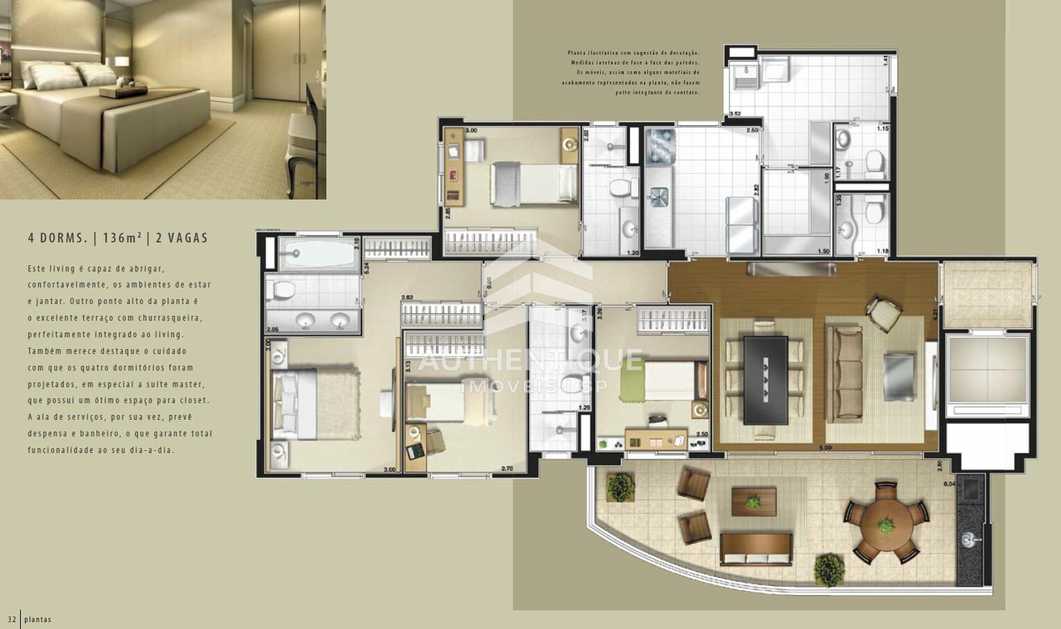 Apartamento, 3 quartos, 136 m² - Foto 26