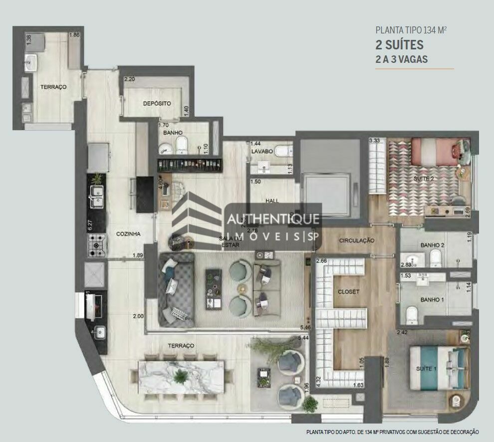 Apartamento à venda com 4 quartos, 196m² - Foto 48