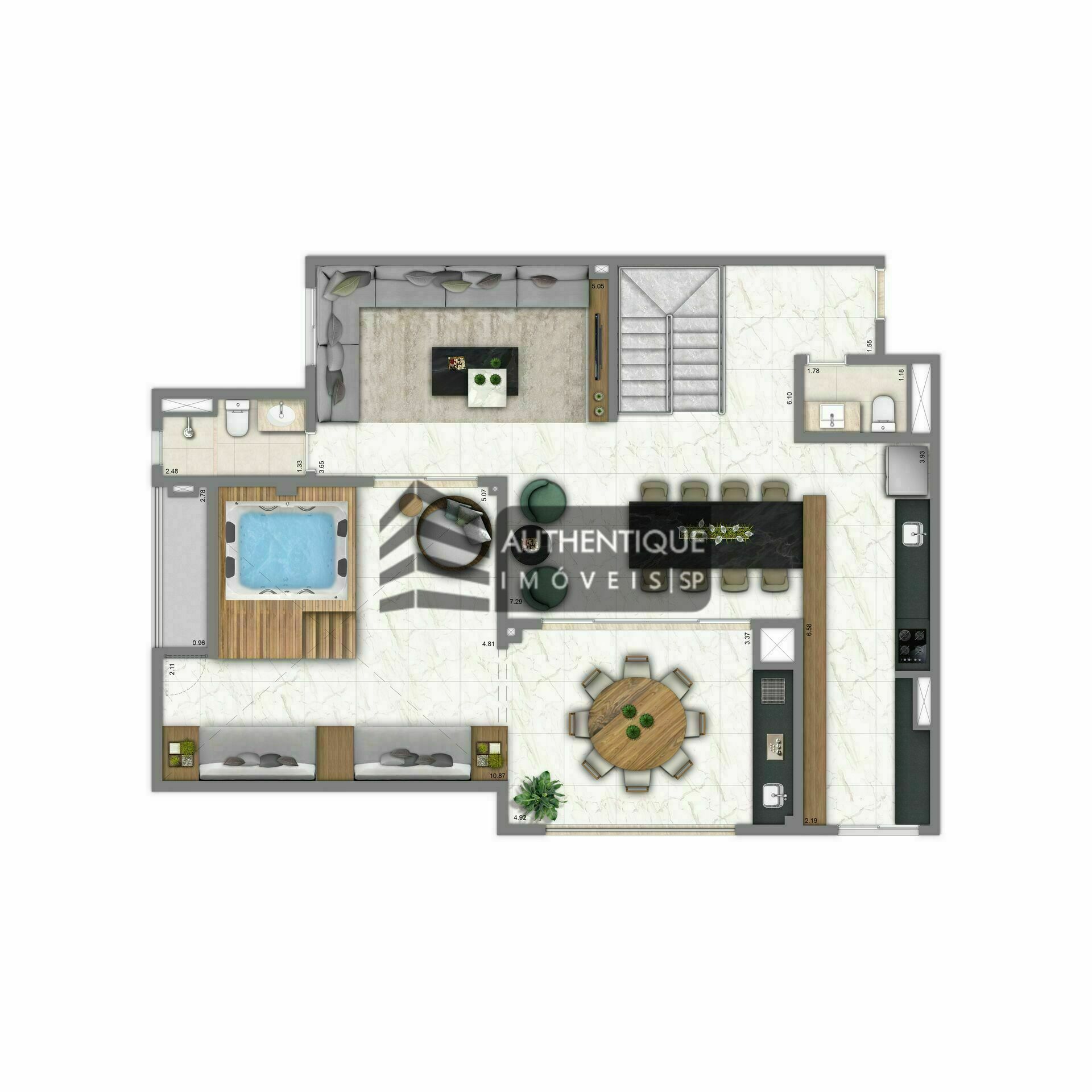 Apartamento à venda com 4 quartos, 210m² - Foto 37