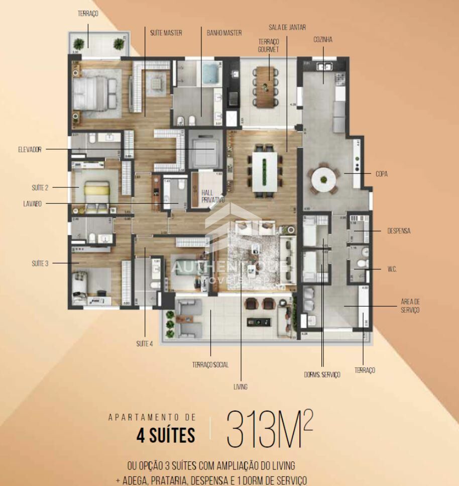 Apartamento, 4 quartos, 410 m² - Foto 12