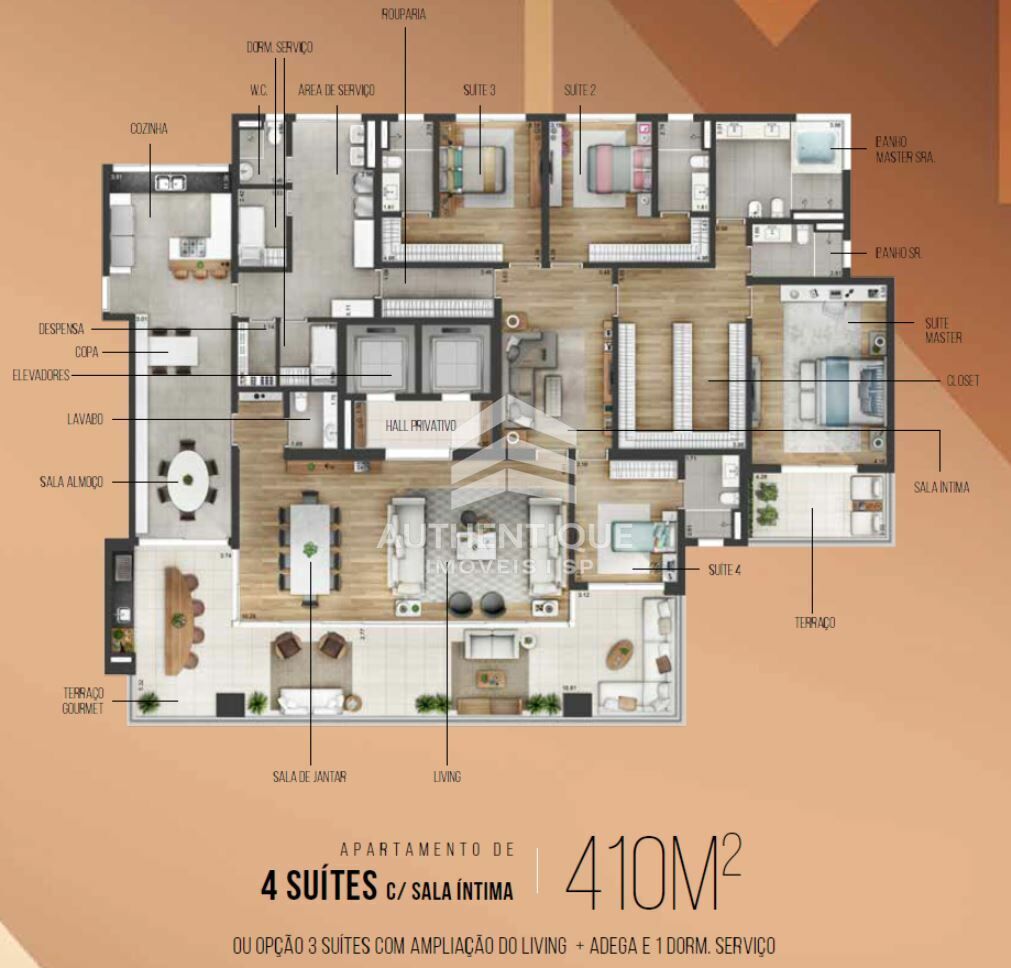 Apartamento, 4 quartos, 410 m² - Foto 13