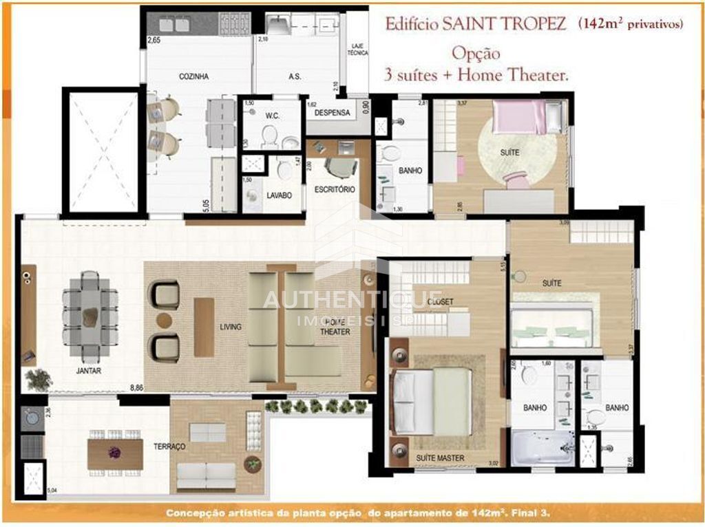 Apartamento, 3 quartos, 142 m² - Foto 28