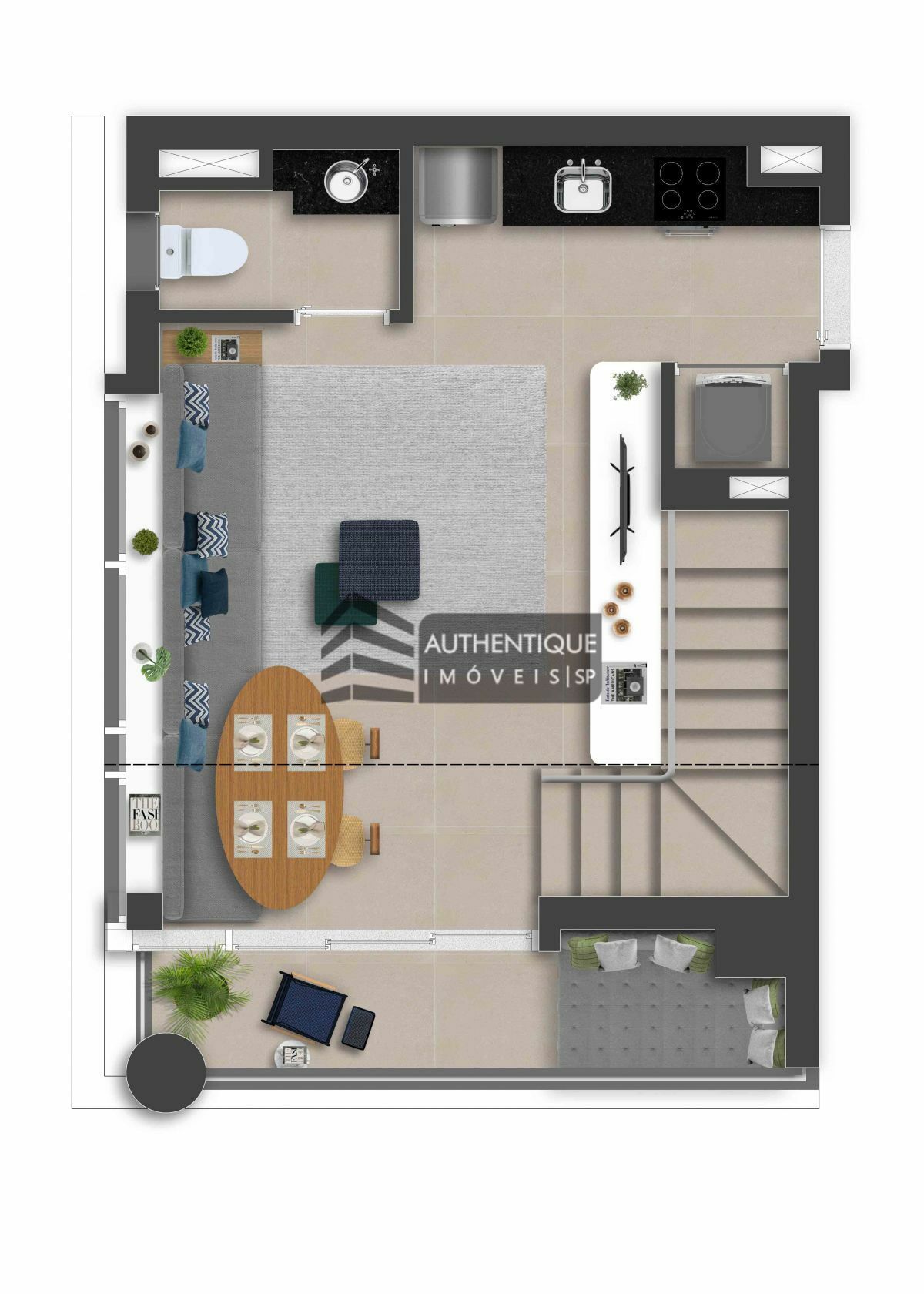 Apartamento à venda com 1 quarto, 62m² - Foto 42