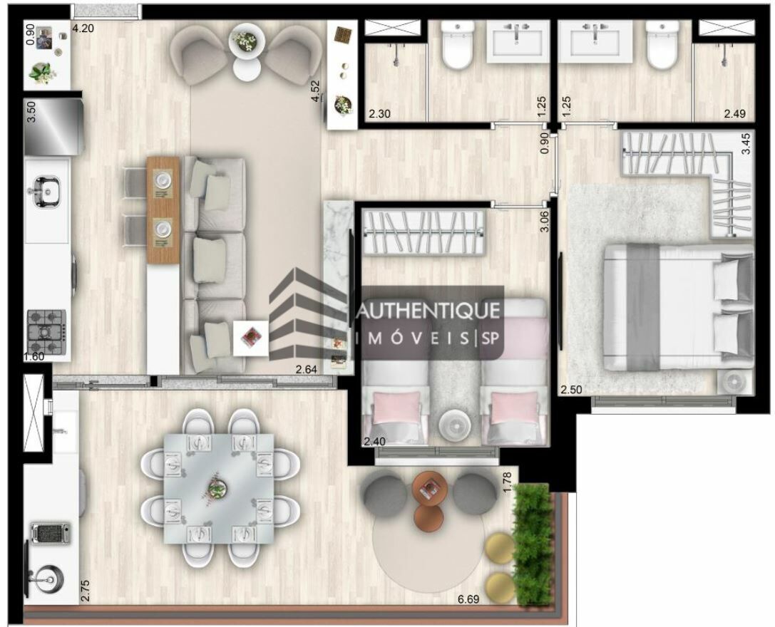 Apartamento à venda com 2 quartos, 88m² - Foto 36