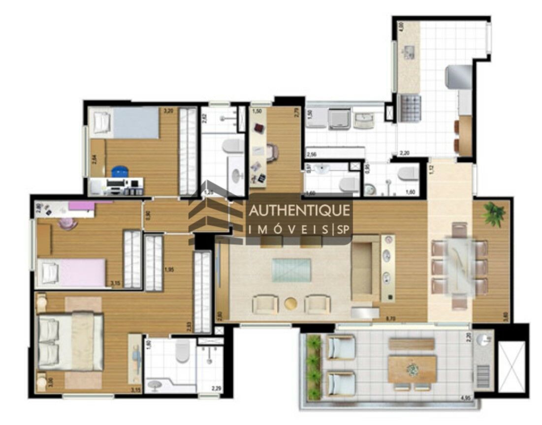 Apartamento à venda com 3 quartos, 123m² - Foto 30