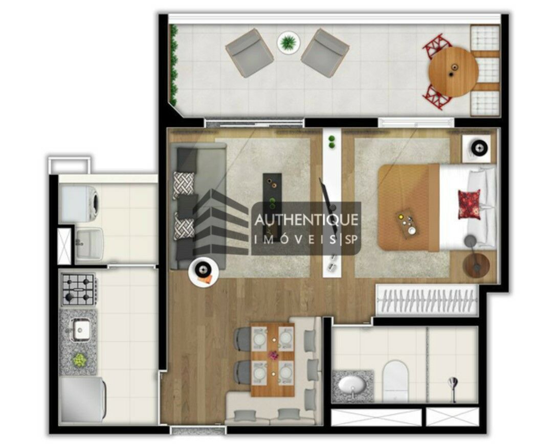 Apartamento à venda com 1 quarto, 43m² - Foto 41