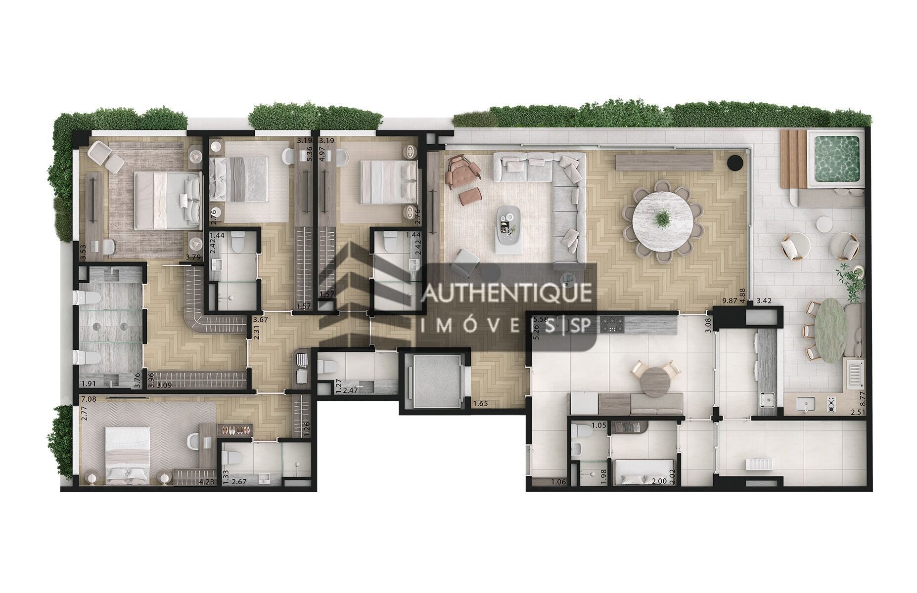 Cobertura à venda com 4 quartos, 453m² - Foto 21