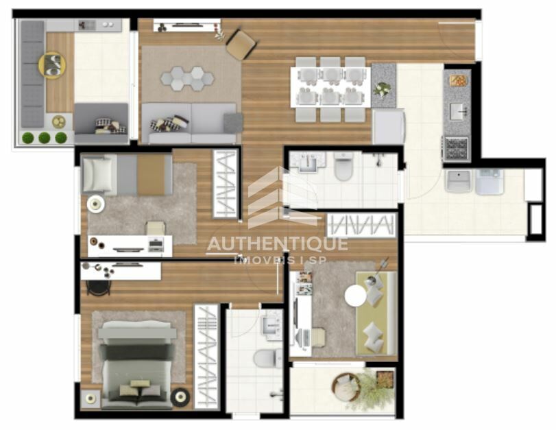 Apartamento, 3 quartos, 82 m² - Foto 49