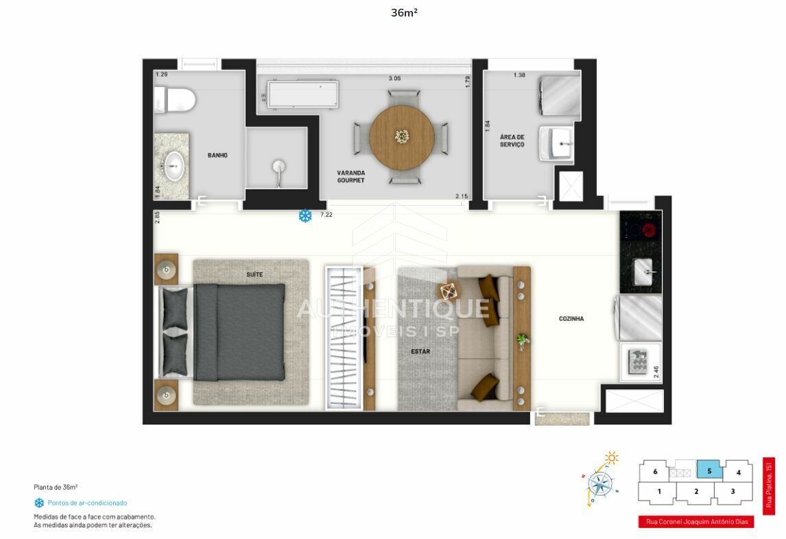 Apartamento, 2 quartos, 66 m² - Foto 8