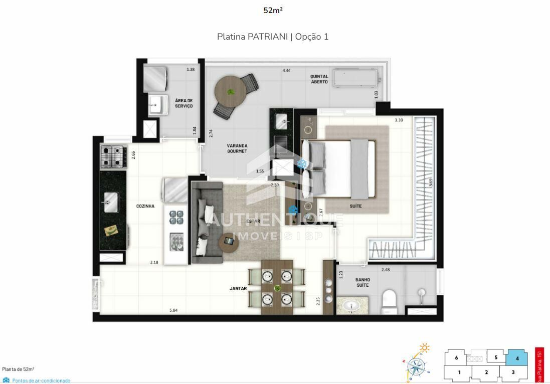 Apartamento, 2 quartos, 66 m² - Foto 9