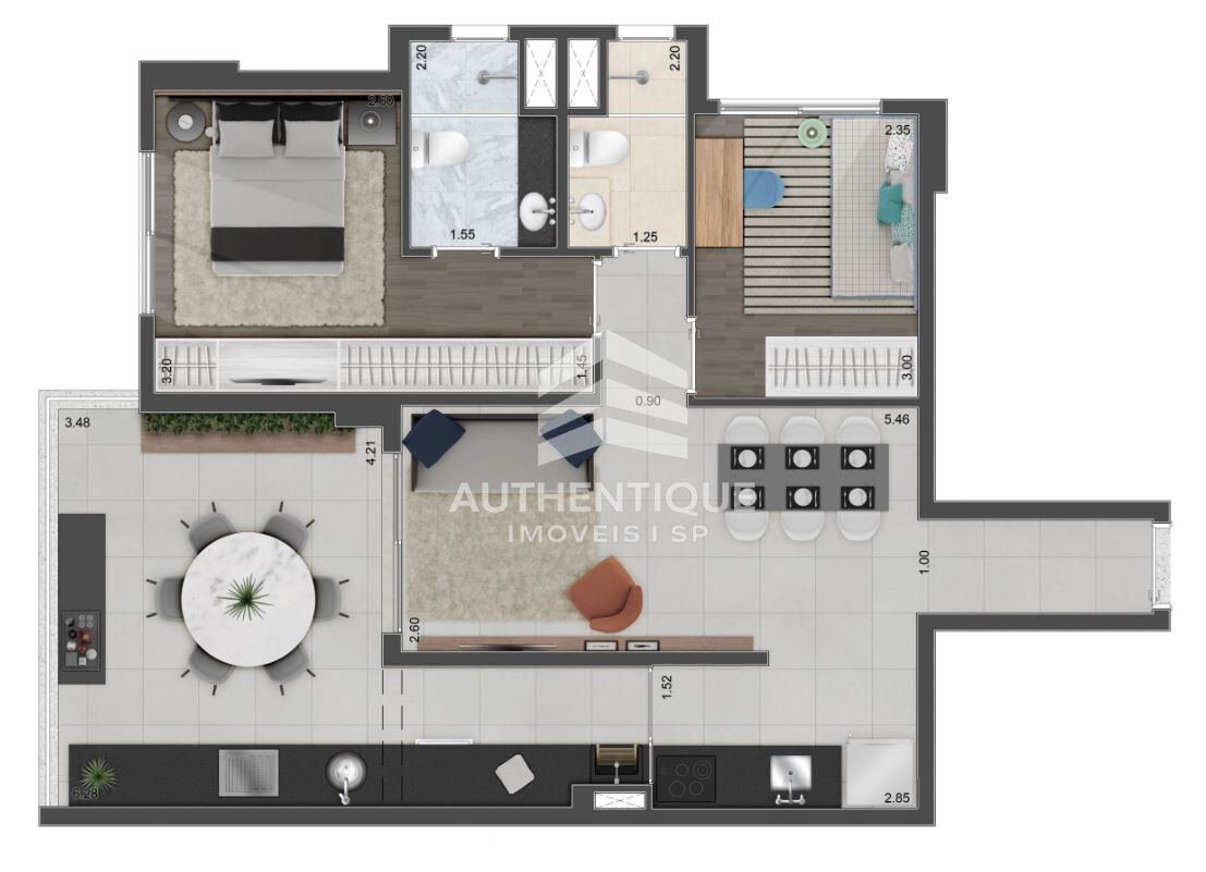 Apartamento, 2 quartos, 73 m² - Foto 39