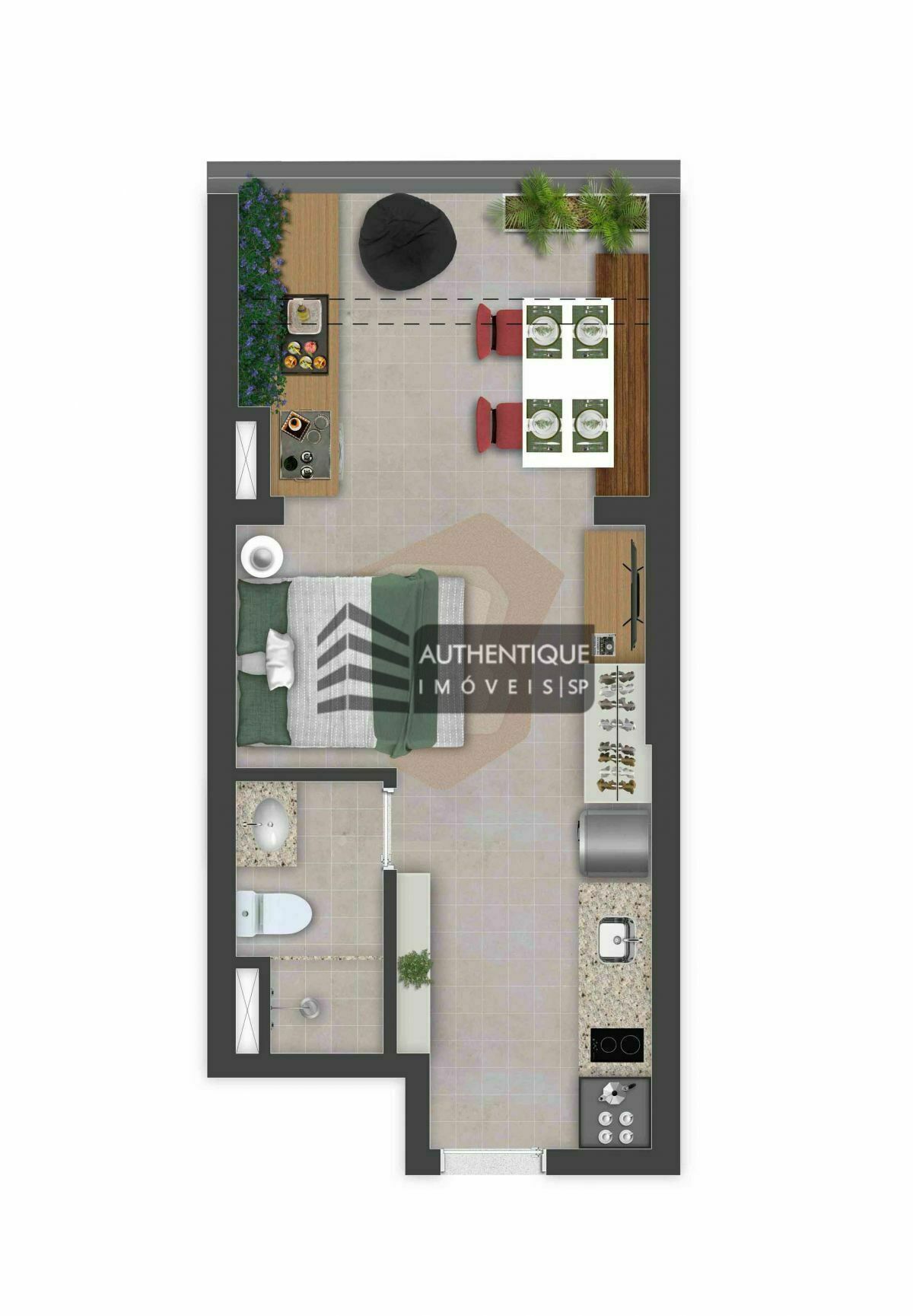 Apartamento à venda com 2 quartos, 29m² - Foto 36