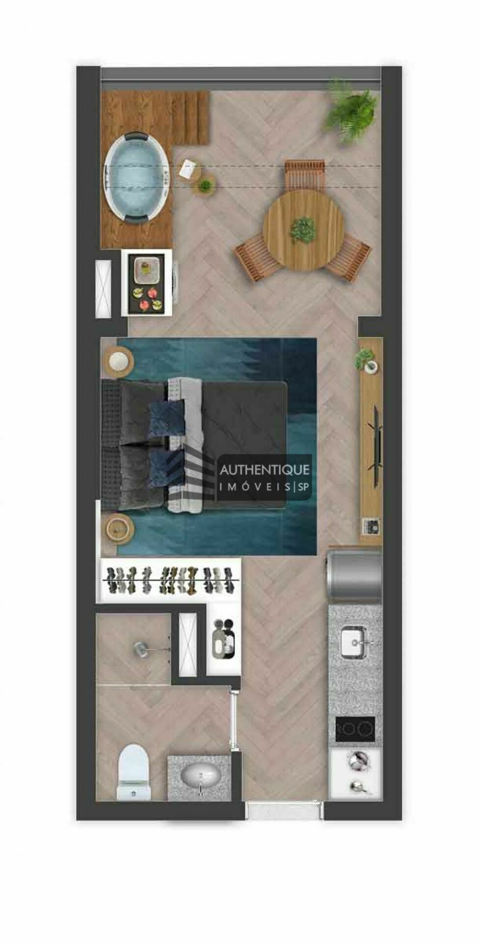 Apartamento à venda com 2 quartos, 29m² - Foto 37