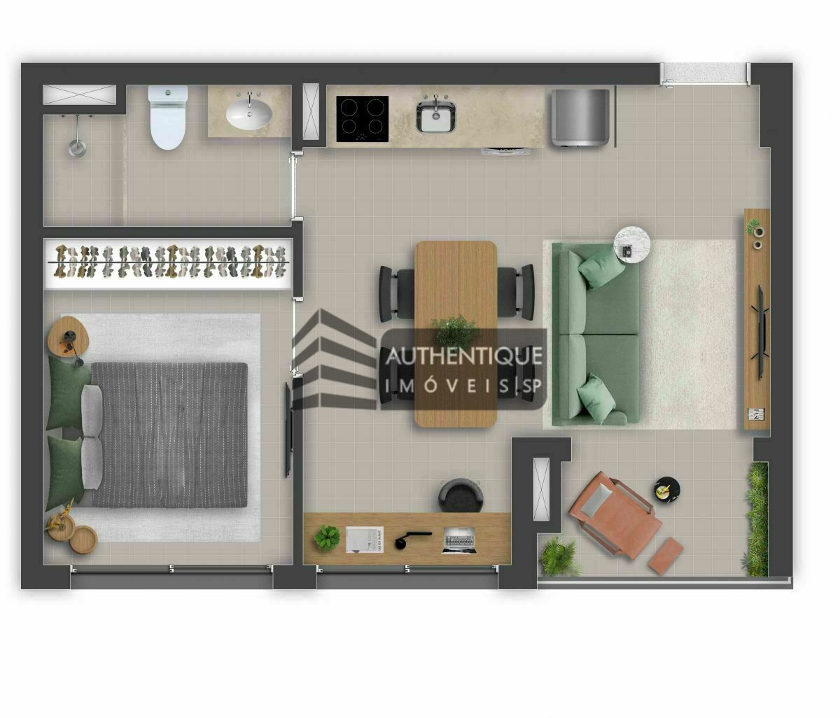 Apartamento à venda com 2 quartos, 29m² - Foto 39