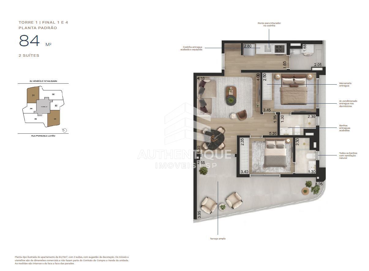 Apartamento, 2 quartos, 87 m² - Foto 20