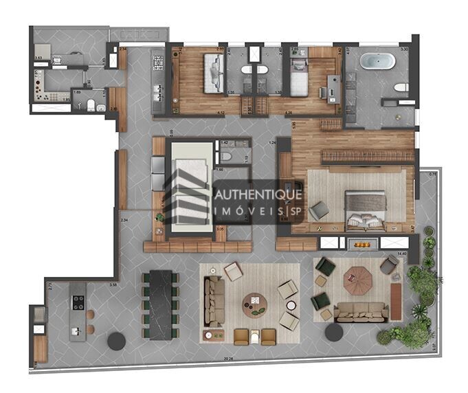 Apartamento à venda com 4 quartos, 288m² - Foto 28