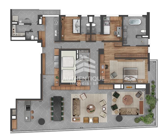 Apartamento, 4 quartos, 288 m² - Foto 28