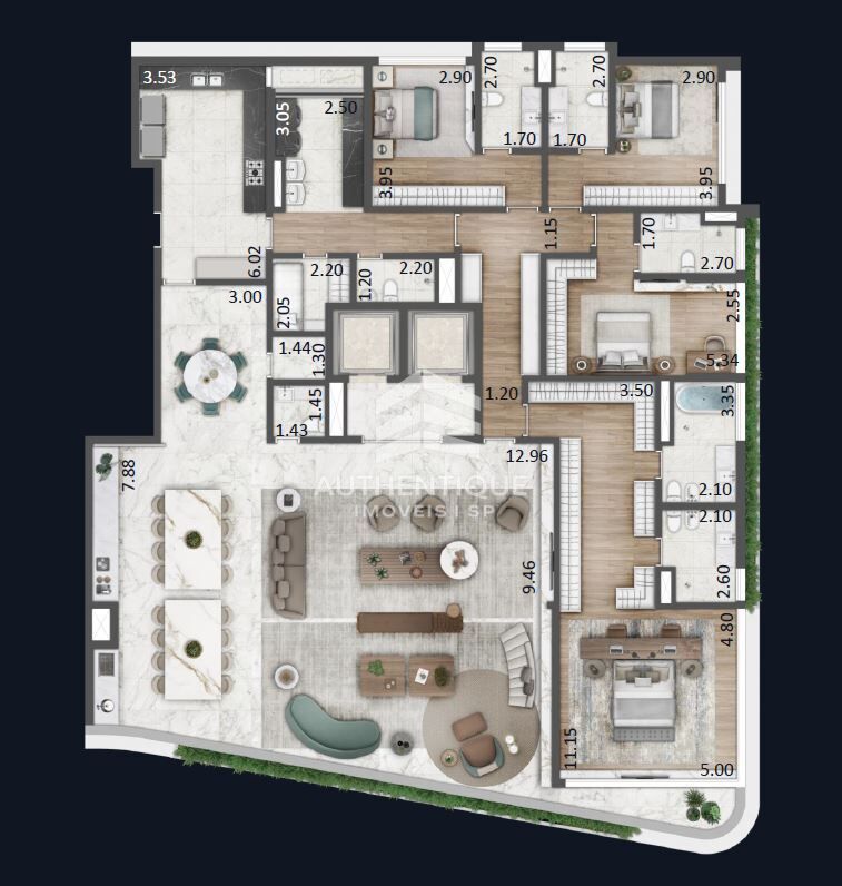 Apartamento, 5 quartos, 493 m² - Foto 36