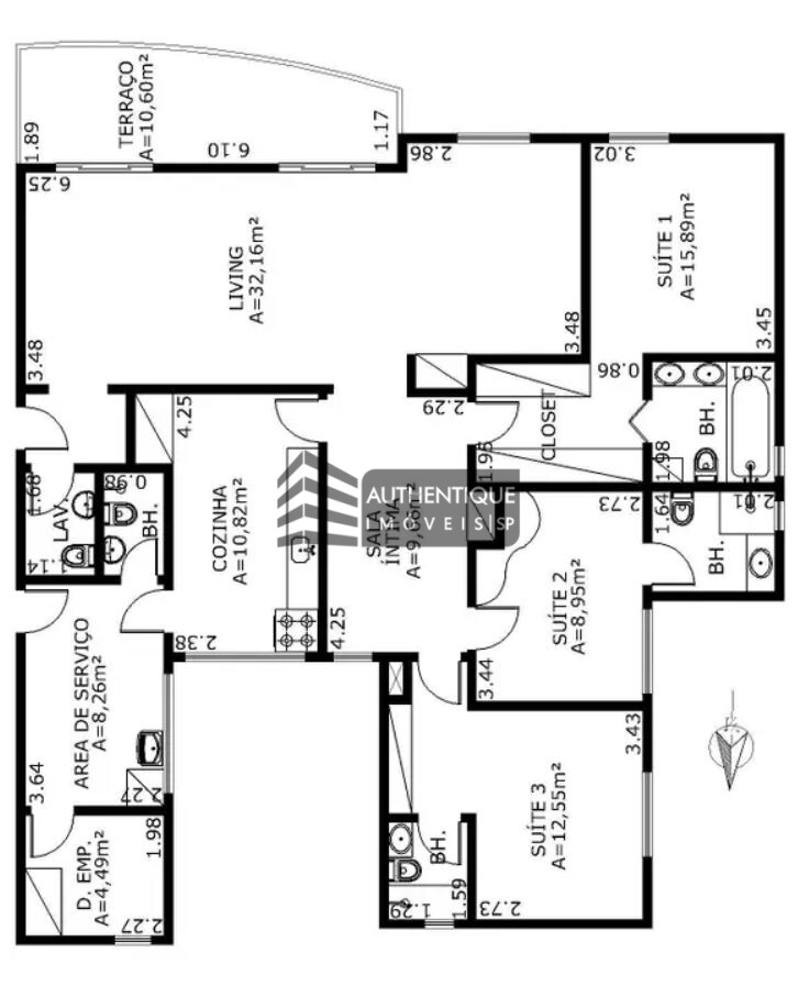 Apartamento à venda com 3 quartos, 153m² - Foto 25