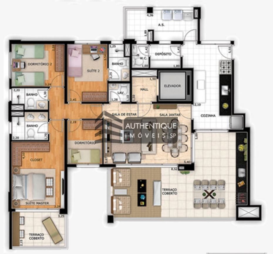 Apartamento à venda com 3 quartos, 163m² - Foto 32