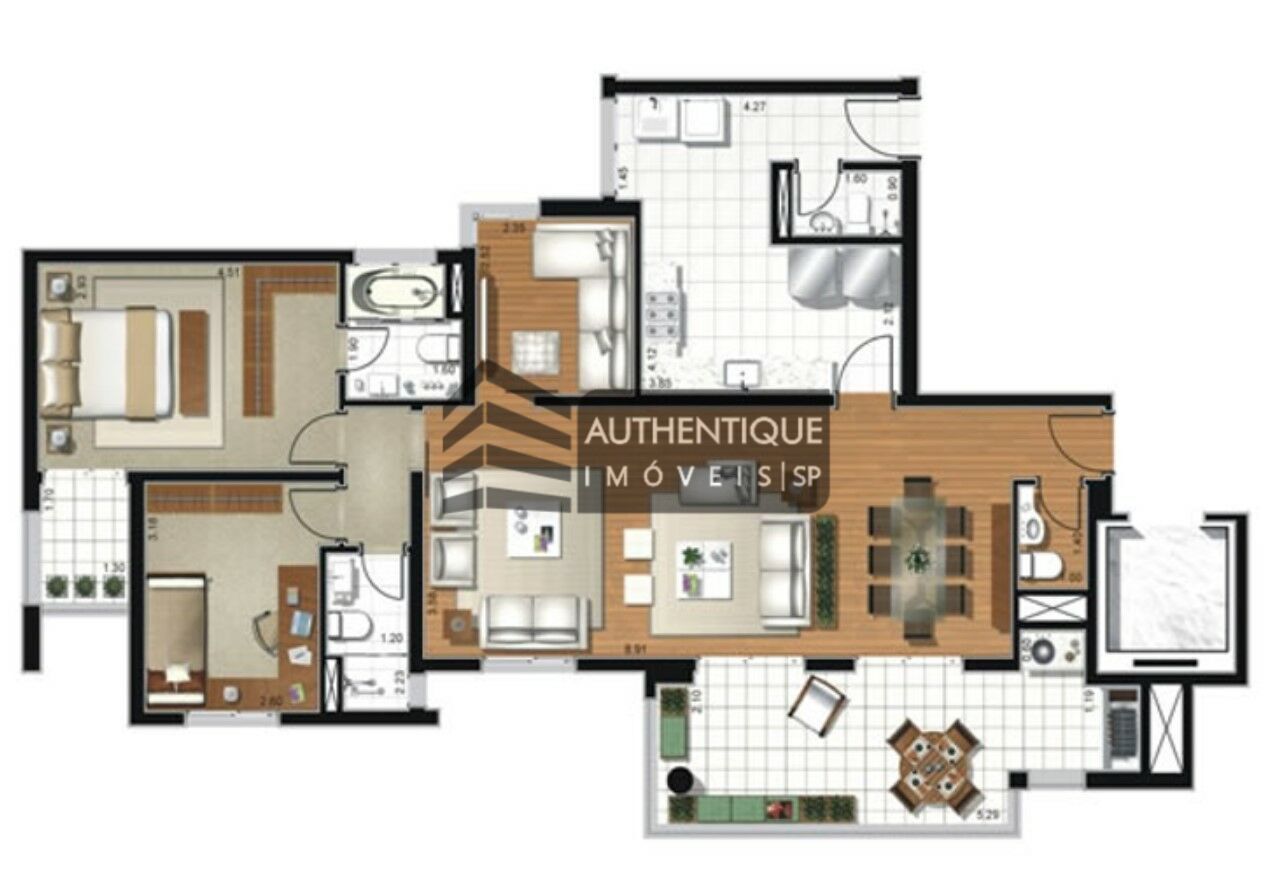 Apartamento à venda com 4 quartos, 120m² - Foto 50