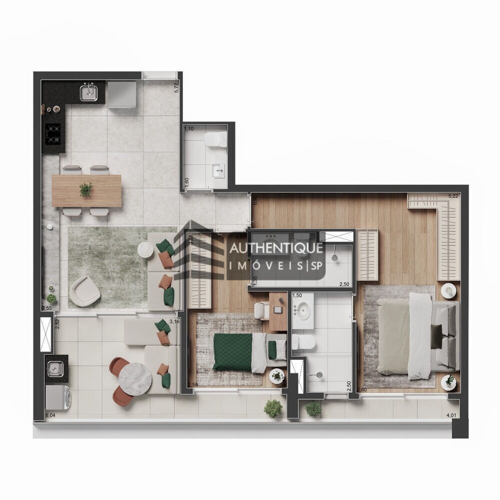 Apartamento à venda com 3 quartos, 183m² - Foto 52