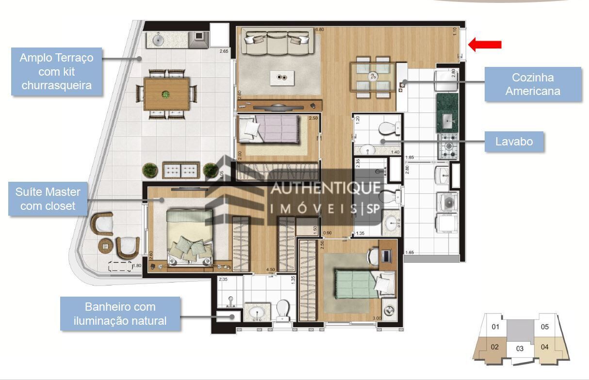 Apartamento à venda com 2 quartos, 92m² - Foto 35