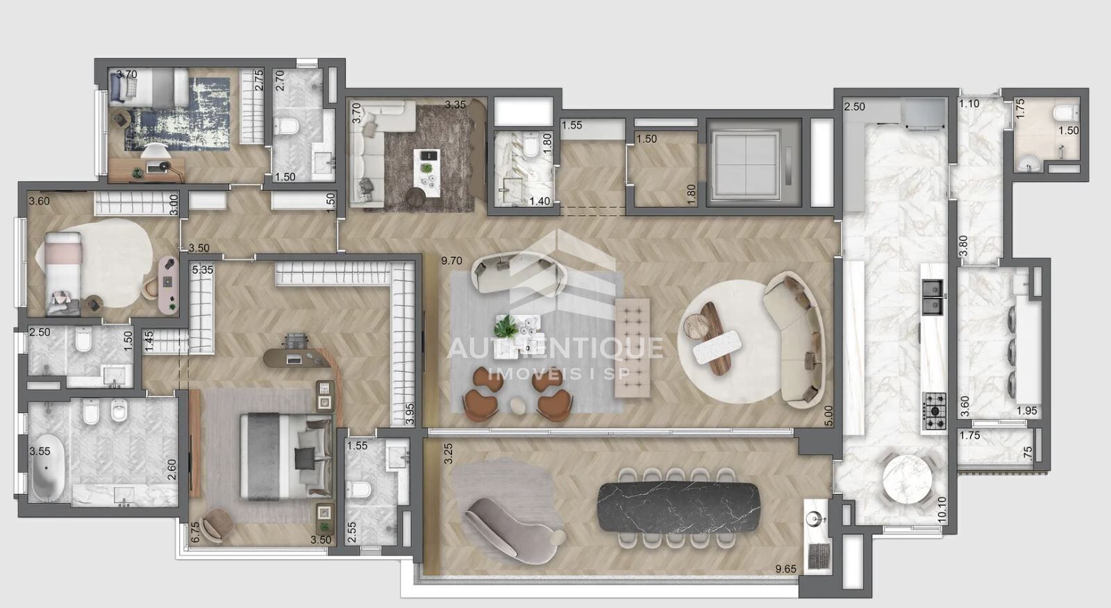 Cobertura, 3 quartos, 323 m² - Foto 11
