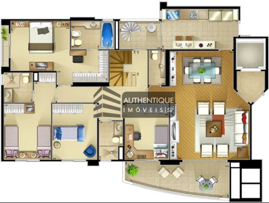 Apartamento à venda com 3 quartos, 174m² - Foto 48