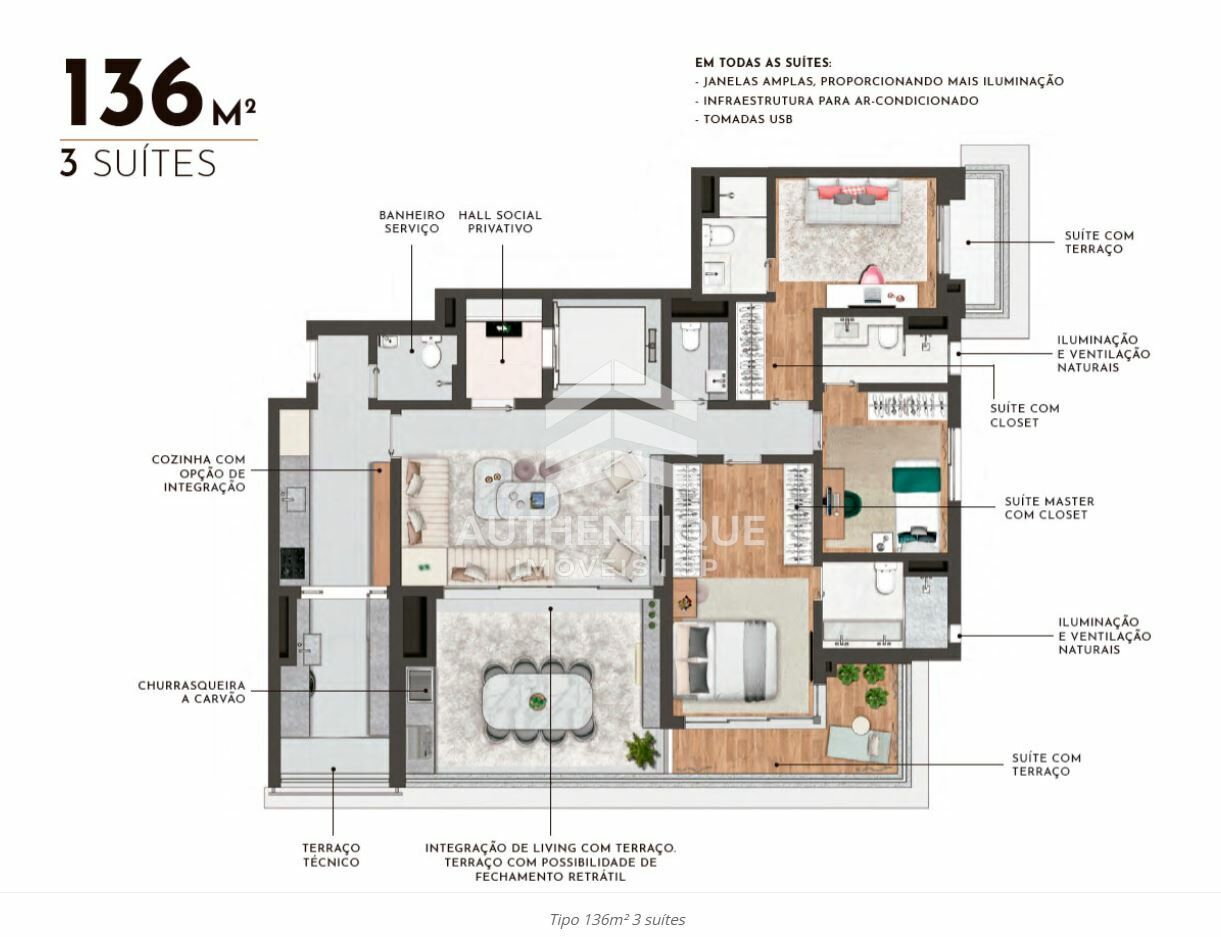 Cobertura, 3 quartos, 252 m² - Foto 18