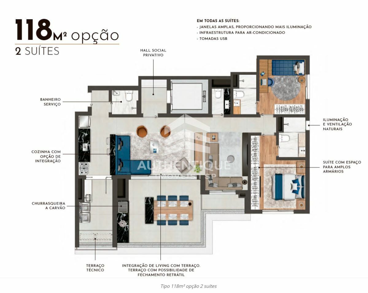Cobertura, 3 quartos, 252 m² - Foto 21