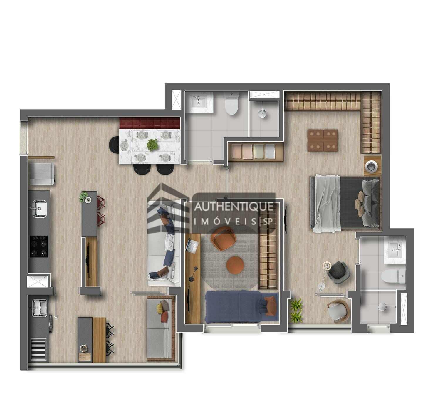 Apartamento à venda com 3 quartos, 120m² - Foto 25