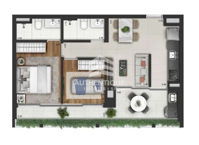 Apartamento, 2 quartos, 63 m² - Foto 18
