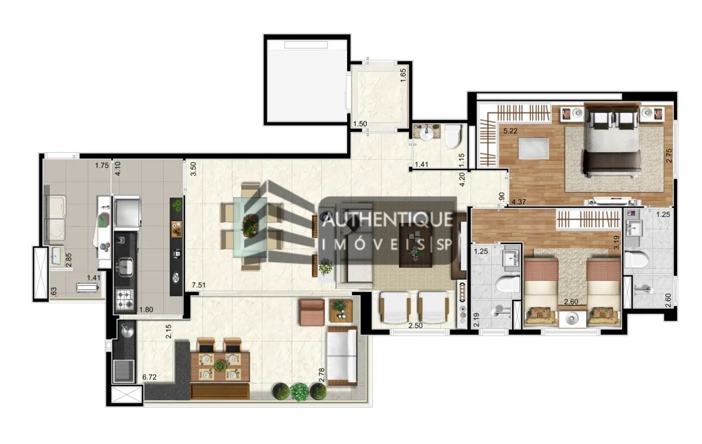 Apartamento à venda com 2 quartos, 120m² - Foto 37