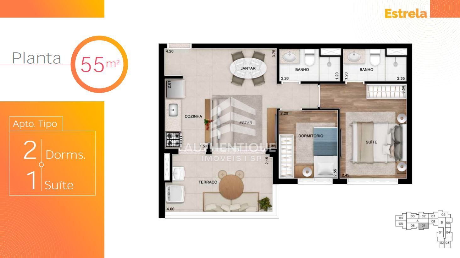 Apartamento, 2 quartos, 55 m² - Foto 12