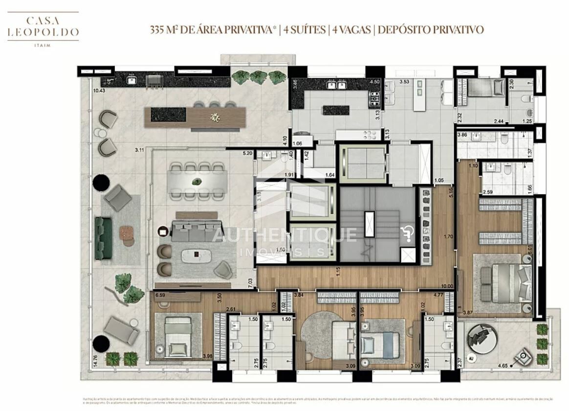 Apartamento, 4 quartos, 335 m² - Foto 13