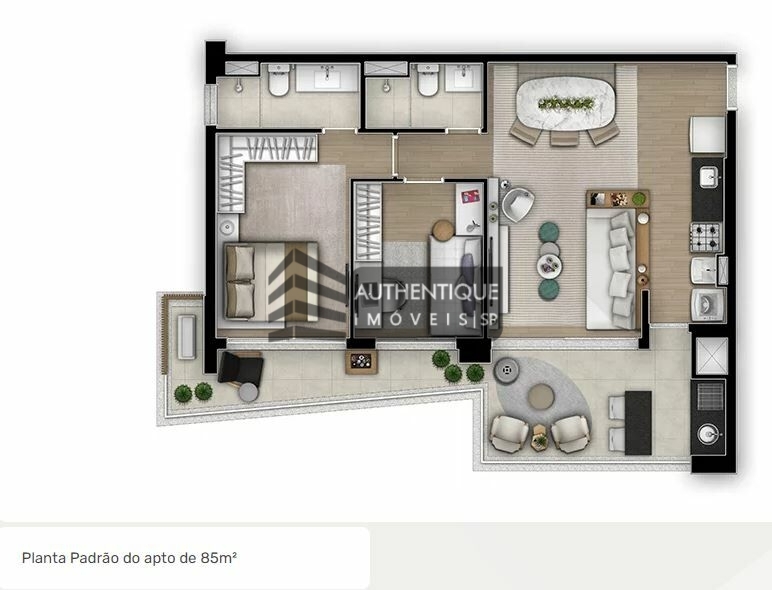 Apartamento à venda com 2 quartos, 85m² - Foto 16