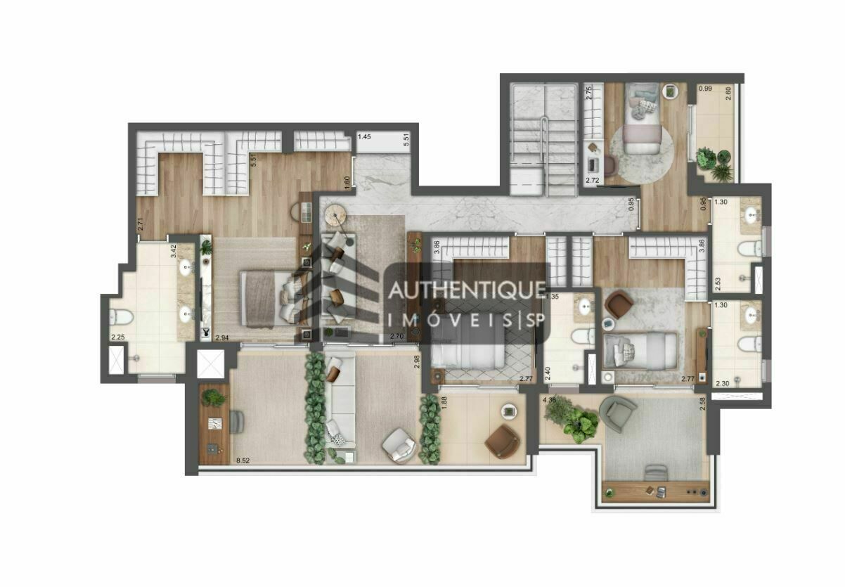 Apartamento à venda com 3 quartos, 131m² - Foto 35