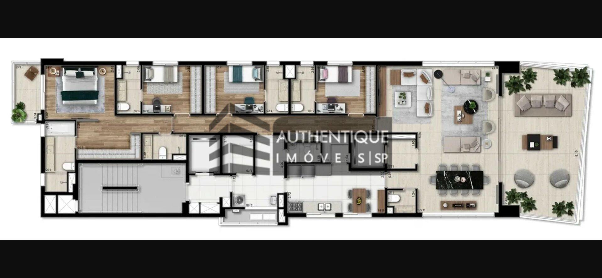 Apartamento à venda com 4 quartos, 246m² - Foto 11