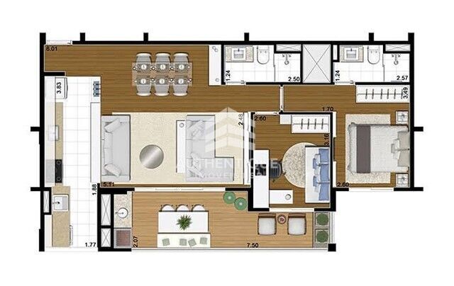 Apartamento, 2 quartos, 83 m² - Foto 24
