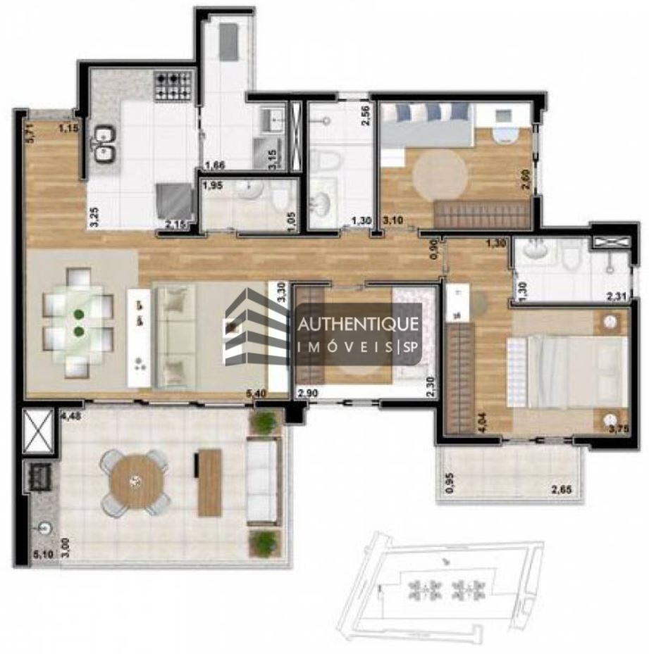 Apartamento à venda com 3 quartos, 102m² - Foto 19