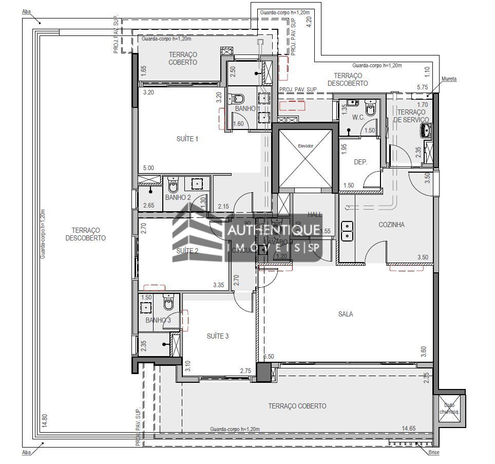 Apartamento à venda com 3 quartos, 226m² - Foto 44